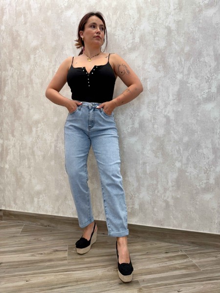 Jeans mom fit